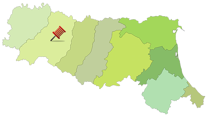 cartina di Parma - la spesa nei campi
